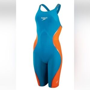 Speedo Blue and Orange One Piece‎ Swimwear